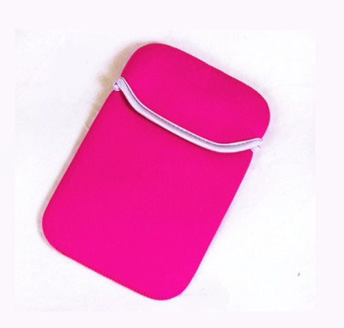 Pink 7" inch Tablet Sleeves Notebook Laptop Tab PC Case Reversible Soft Bag