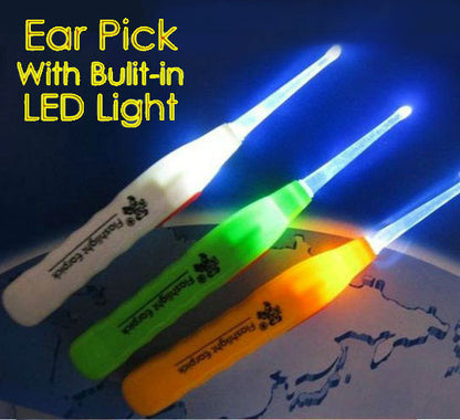 Illuminated Flashlight Earpick Wax Cleaner Remover Cleanser Ear Pick LED Light - Dshop.com.au