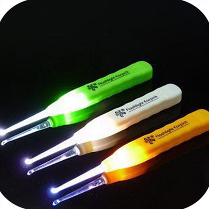 Illuminated Flashlight Earpick Wax Cleaner Remover Cleanser Ear Pick LED Light - Dshop.com.au