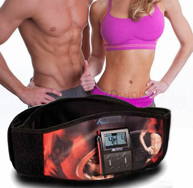 Ab Gym Belt Electronic Abdominal Fitness Tronic Fat Burning Work Out Program - Dshop.com.au