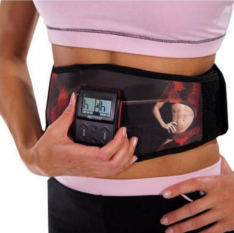 Ab Gym Belt Electronic Abdominal Fitness Tronic Fat Burning Work Out Program - Dshop.com.au