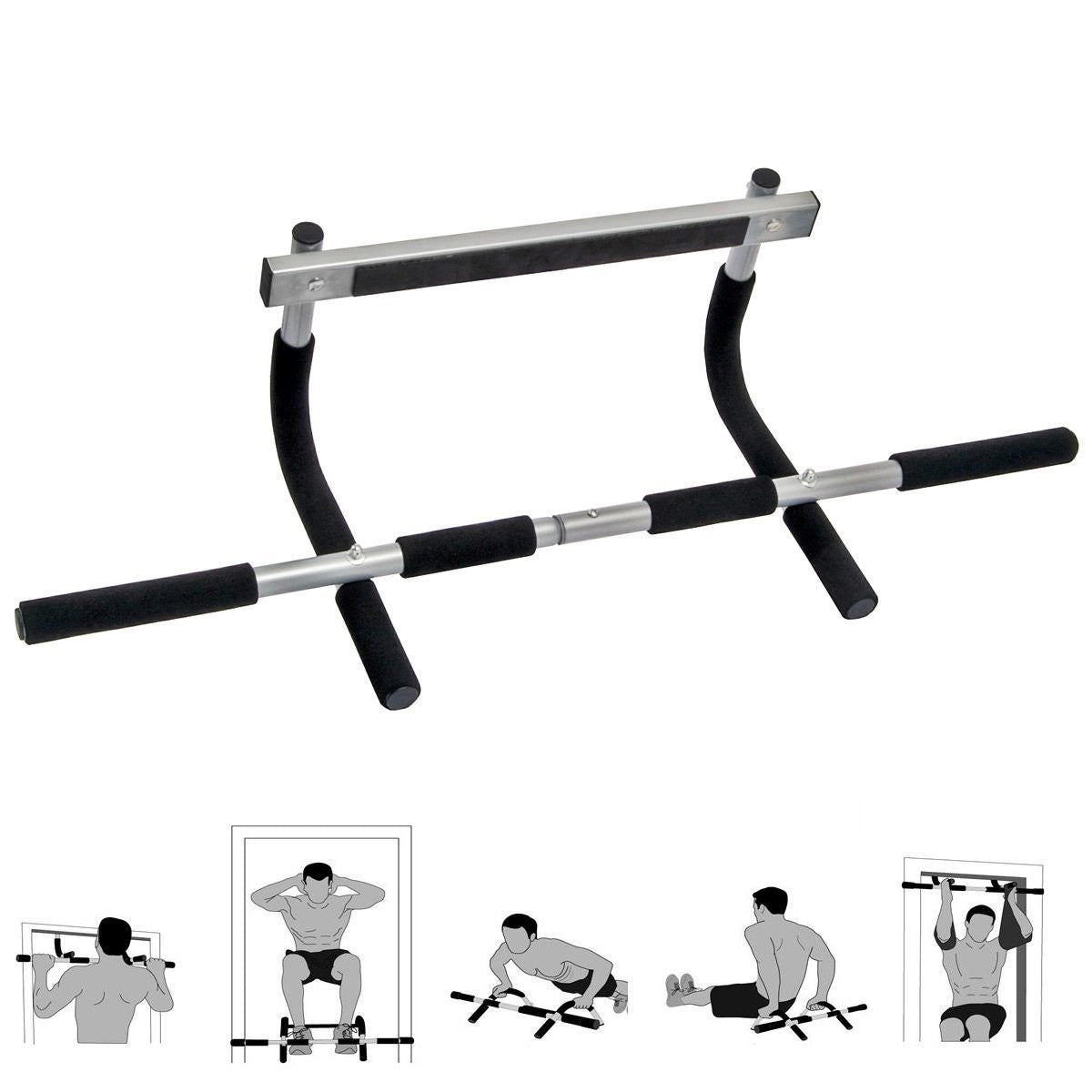 Portable Pull up Iron Bar Door Gym - Dshop.com.au