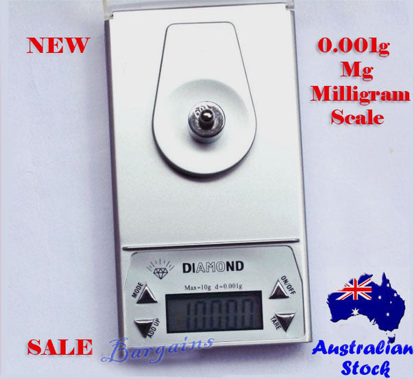 0.001g Diamond Milligram Digital Precision Pocket Scale 10 Gram - Dshop.com.au