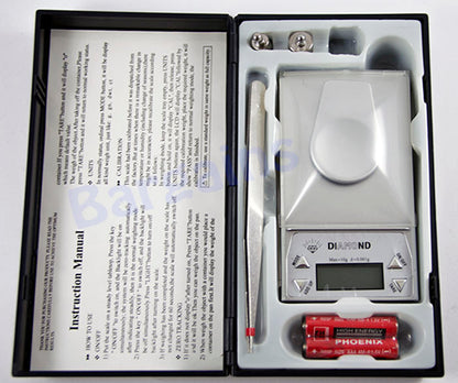 0.001g Diamond Milligram Digital Precision Pocket Scale 50 Gram - Dshop.com.au