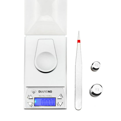 0.001g Diamond Milligram Digital Precision Pocket Scale 50 Gram - Dshop.com.au