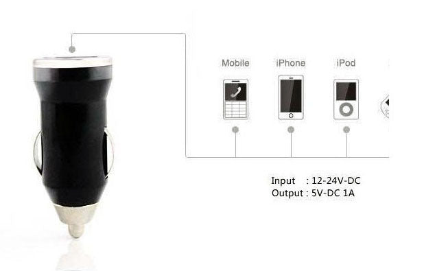 USB Car Charger Cigarette Lighter Converter - Dshop.com.au