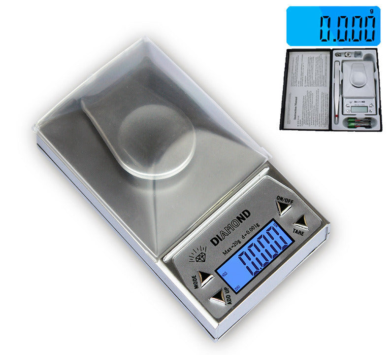 0.001g Diamond Milligram Digital Precision Pocket Scale 20 Gram - Dshop.com.au