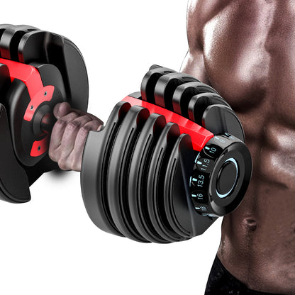 Adjustable Dumbbell Weights Set with Stand - 48kg