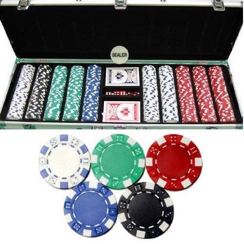 500 Chip Deluxe Professional Poker Game Set in Aluminium Case