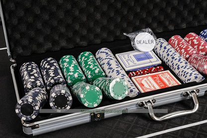 500 Chip Deluxe Professional Poker Game Set in Aluminium Case