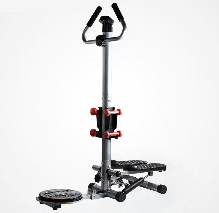 3 in 1 Health and Fitness Twist Stepper with Handle Bar, Twister & Dumbbells