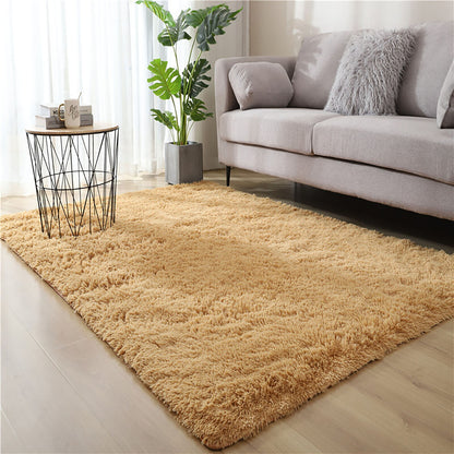 Large Soft Shag Rug Carpet Mat (Caramel, 230 x 160)