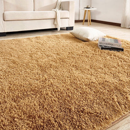 Large Soft Shag Rug Carpet Mat (Caramel, 230 x 160)