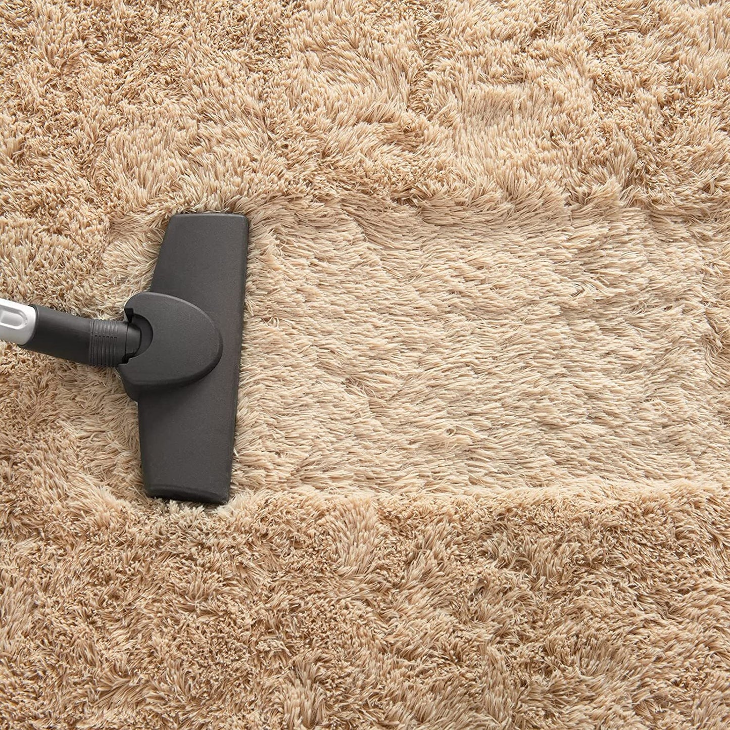 XL Extra Large Soft Shag Rug Carpet Mat (Beige, 300 x 200)