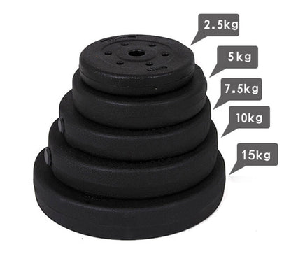 10 x 2.5kg Barbell Weight Plates Set 25kg Weights