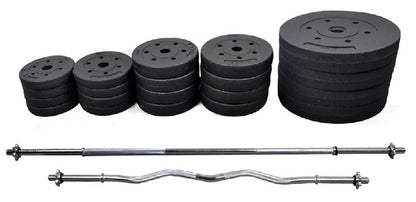 4 x 2.5kg Barbell Weight Plates Set 10kg Weights