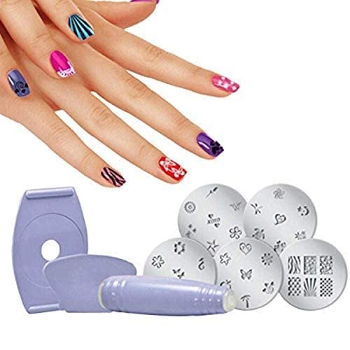 Professional Salon Express Nail Art Stamping Decorate Kit 40 Designs
