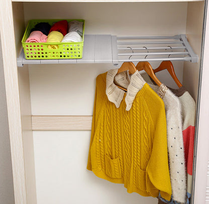 Extendable Clothes Shelf Closet Organiser 50-80cm