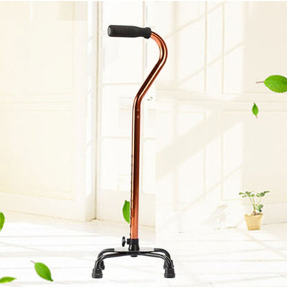 Quad Foot Aluminum Walking Stick Cane