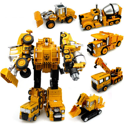 5 In 1 Robot Truck Transformer Toy