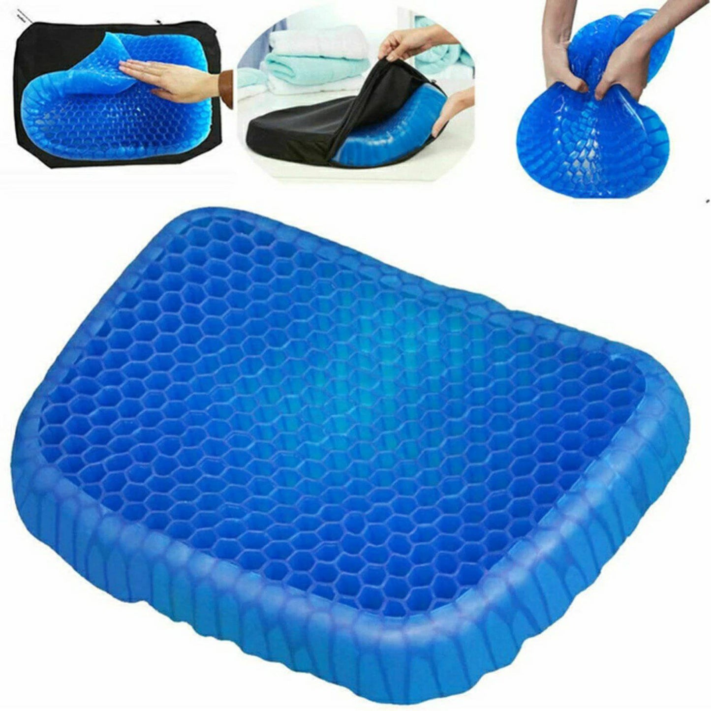 Orthopedic Gel Memory Foam Seat Support Cushion