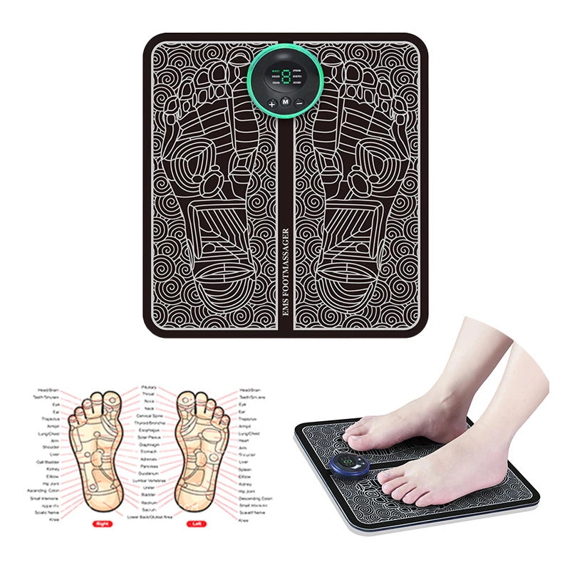 Electric EMS Physiotherapy Massage Foot Massager Pad