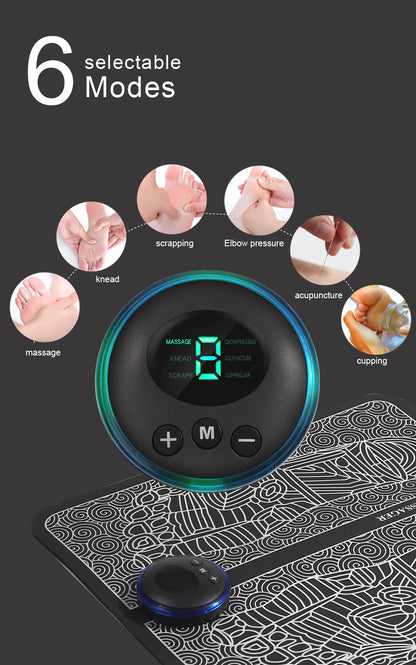 Electric EMS Physiotherapy Massage Foot Massager Pad