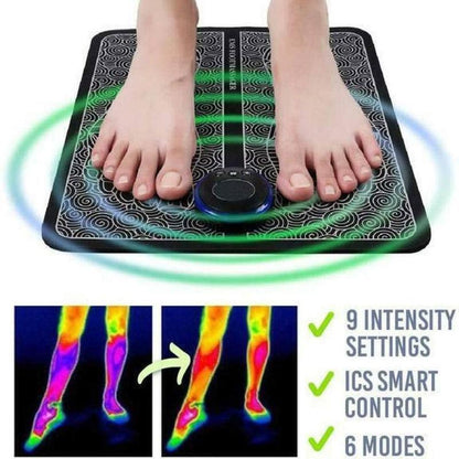 Electric EMS Physiotherapy Massage Foot Massager Pad