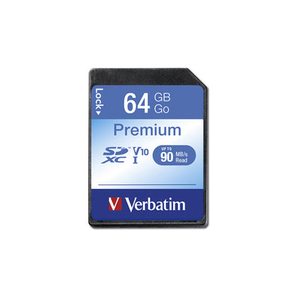 Verbatim SDHC 64GB SD Card (Class 10 UHS-I)