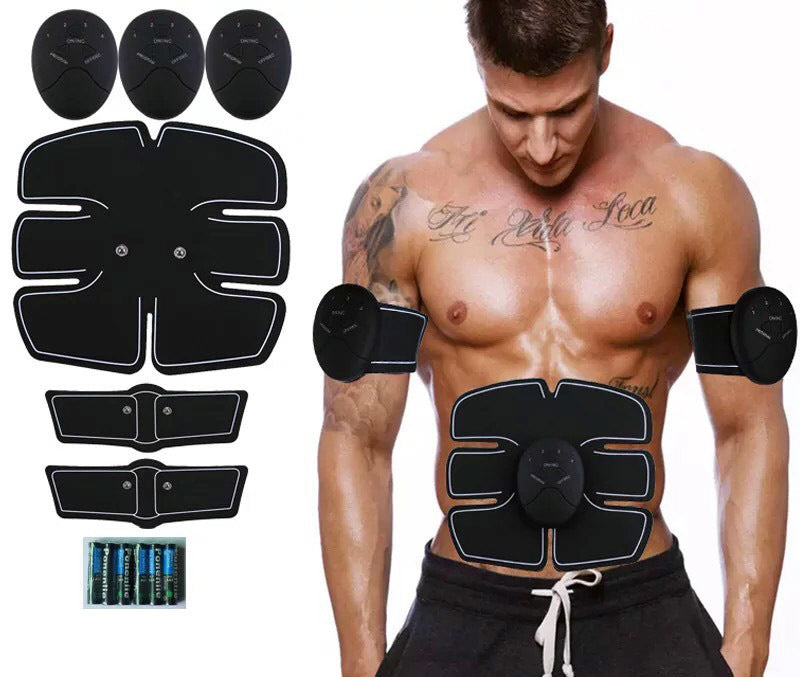 Ab Gym Pads Electronic Abdominal Fitness Fat Burning Belt Work Out Program