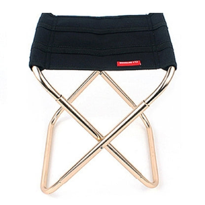 Aluminum Oxford Pocket Foldable Camping Stool Folding Chair In Bag