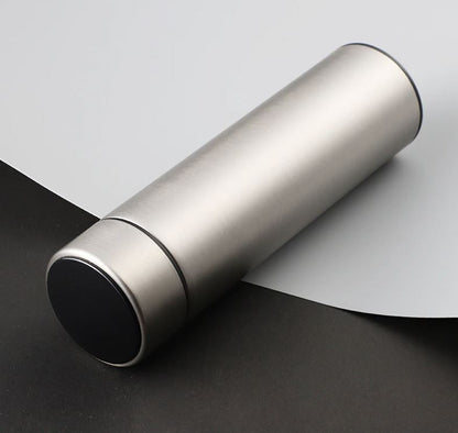 Stainless Steel Thermal Flask Water Bottle (Silver)