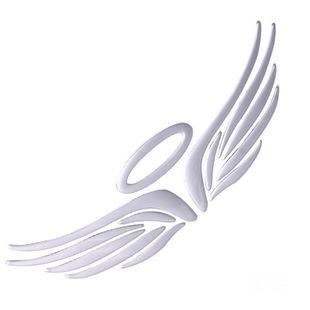 3D Angel Wing Car Sticker Auto Decal