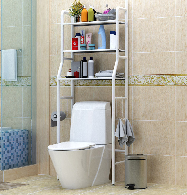 3 Tier Space-saving Bathroom Over Toilet Rack Storage Shelf Organiser