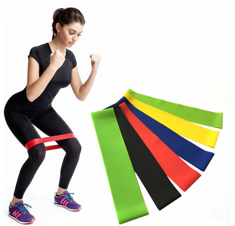 5PC Combo Pack Fitness Gym Yoga Exercise Stretching Bands