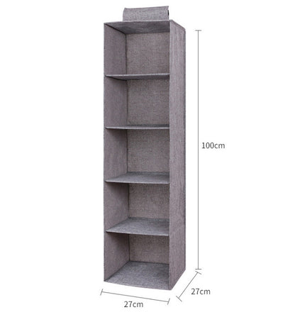 5 Level Wardrobe Cupboard Hanging Organiser