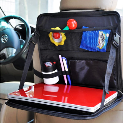 Laptop Holder Bag Car Back Seat Organiser Portable Travel Table