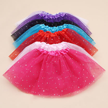 Girl's Princess Star Tutu Skirt (Pink)