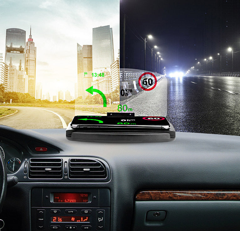 Car Phone GPS Combo Heads Up Display Unit