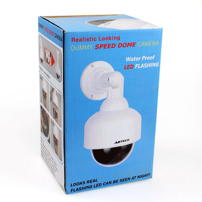 2 x Waterproof Rotatory Simulation Dummy Dome Security Camera