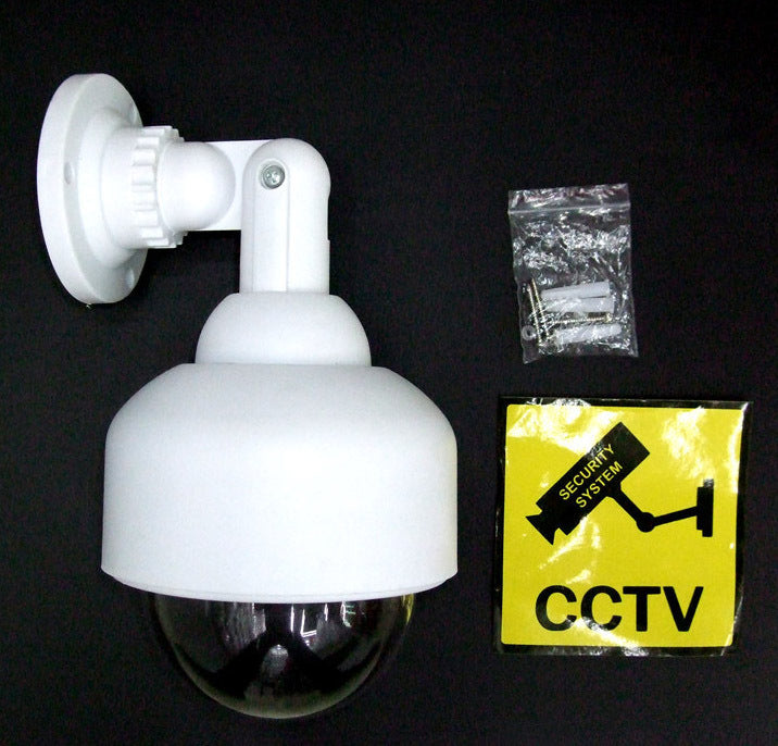 2 x Waterproof Rotatory Simulation Dummy Dome Security Camera