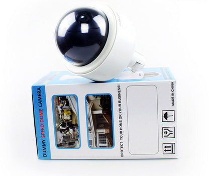 2 x Waterproof Rotatory Simulation Dummy Dome Security Camera