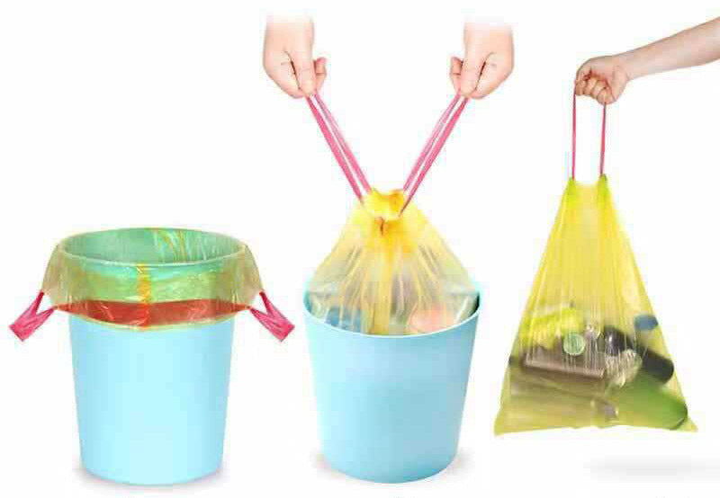 75 x Large Tie Drawstring Rubbish Disposal Garbage Bags