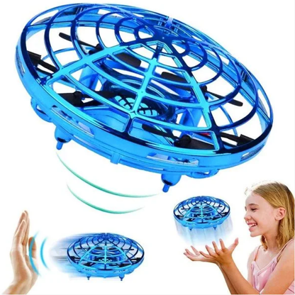 360 Rotating Hand Controlled Mini Drone UFO Motion Sensor LED Toy