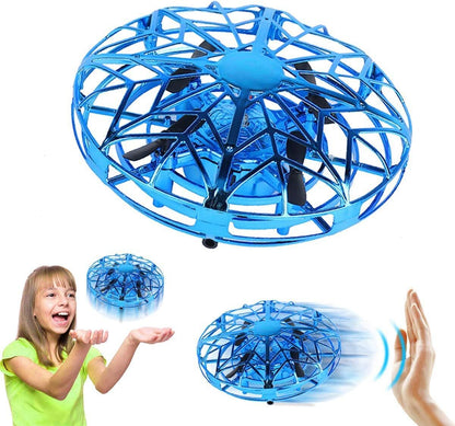 360 Rotating Hand Controlled Mini Drone UFO Motion Sensor LED Toy