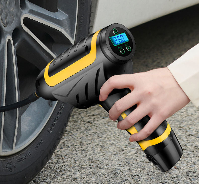 Automatic Air Compressor Handheld Tyre Pump with Cable