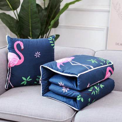 Flamingo Blanket & Cushion 2 in 1