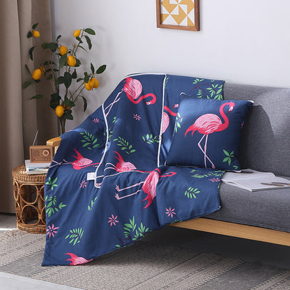 Flamingo Blanket & Cushion 2 in 1