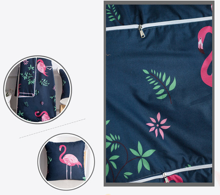 Flamingo Blanket & Cushion 2 in 1