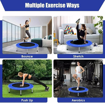 40" Mini Trampoline Home Fitness Gym (Blue)